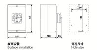Переключатель изоляции нагрузки IEC 50A 230-440V IP65 ротатабельный делает водостойким