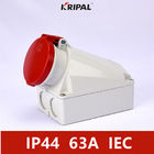Стена электророзетки IP44 4P 63Amp промышленная установила стандарт IEC