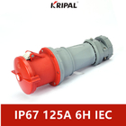 Высокая температура соединителя Pin CE IP67 125A 4 промышленная устойчивая
