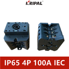 Стандарт IEC переключателя перестроения 230-440V KRIPAL 100A 4P IP65 UKT
