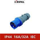 Штепсельные вилки аттестованные CE IP44 16A 220V промышленные и гнезда KRIPAL