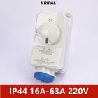 стандарт IEC гнезд переключателя блокировки 220V IP44 водоустойчивый механический