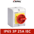 Изолировать UKP переключает стандарт IEC переключателя IP65 3P 25A 440V обслуживания